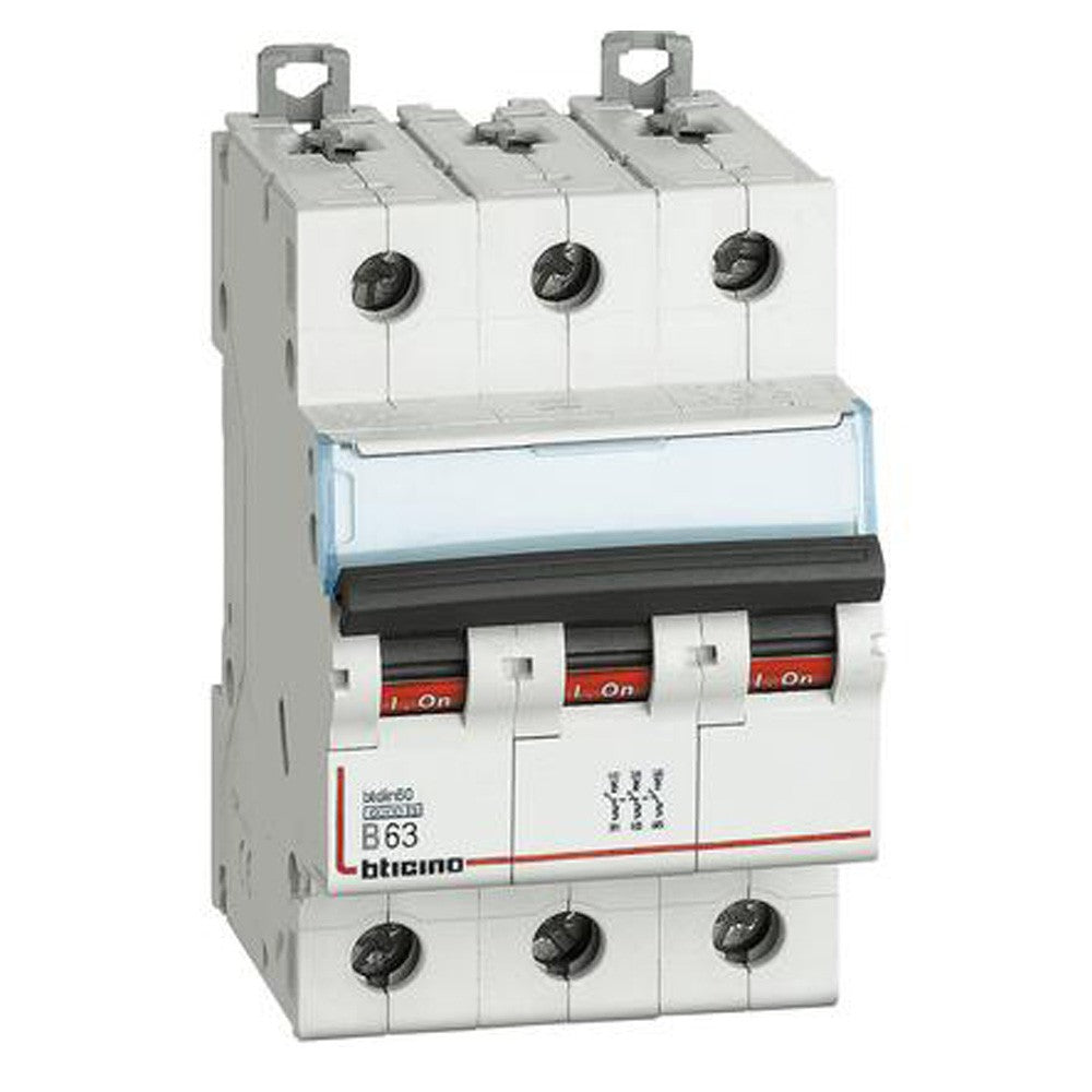 Interruttore magnetotermico 3P 3MOD. 63A Bticino