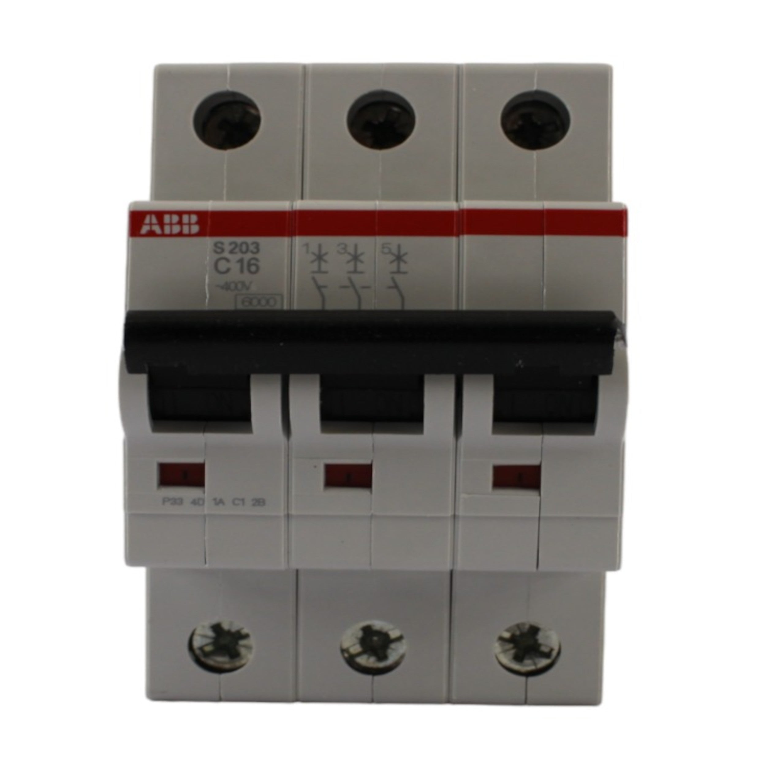 Interruttore magnetotermico 3P 3mod. curva C 16A ABB S.P.A.