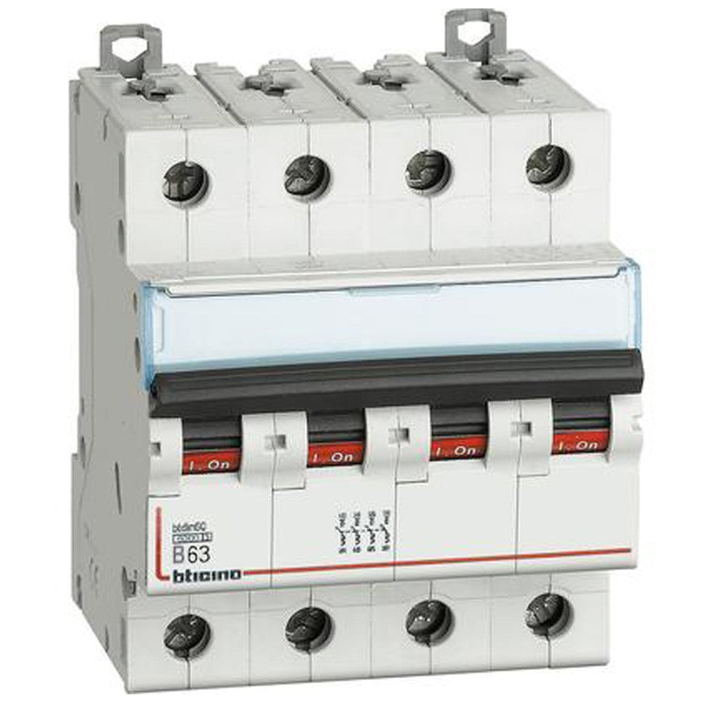 Interruttore magnetotermico 4P 4MOD. 63A Bticino
