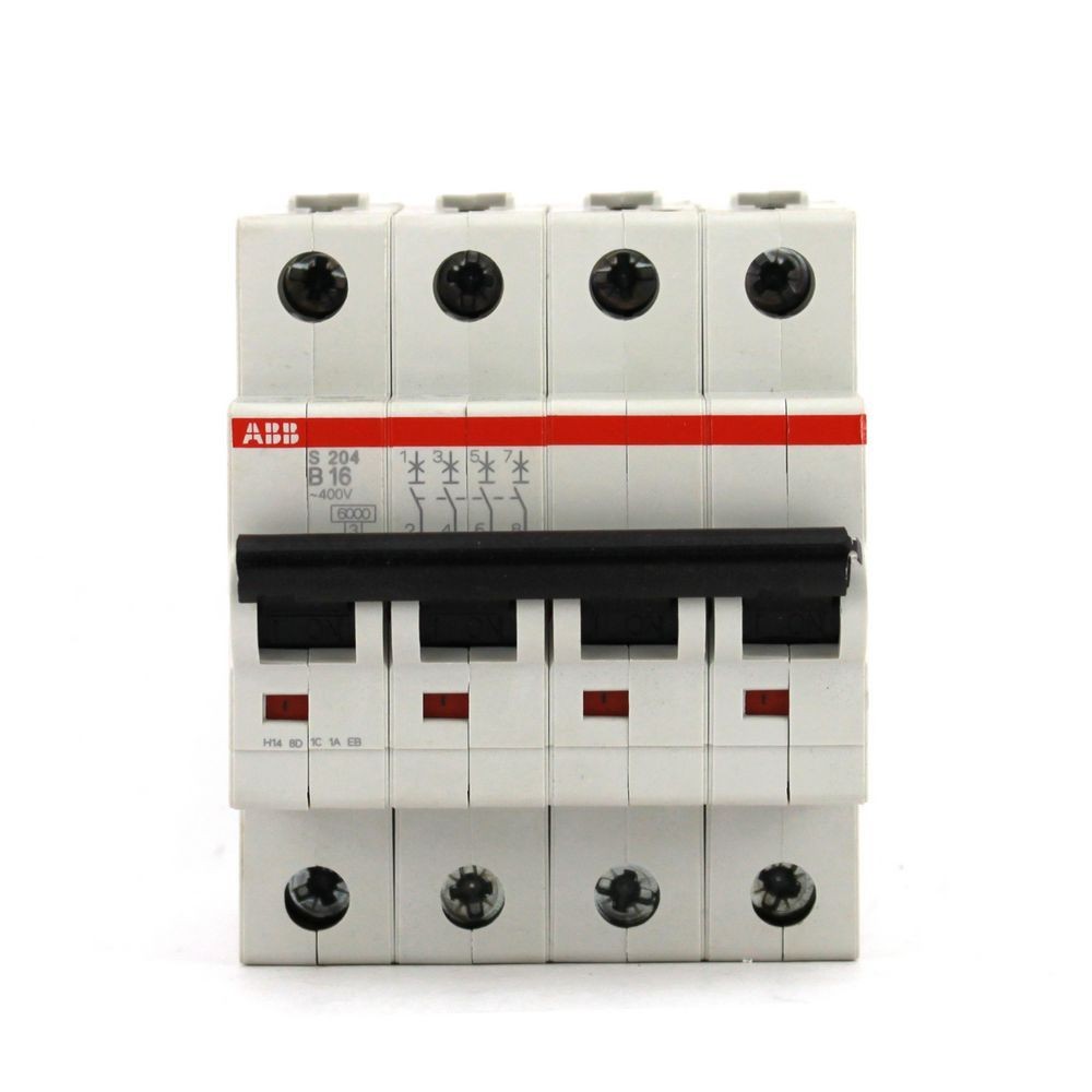 Interruttore magnetotermico 4P 4MOD.16A (EXS623469) Abb