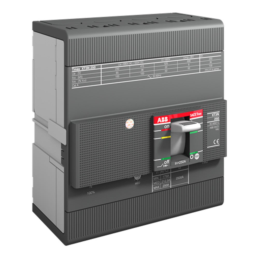 Interruttore magnetotermico XT3N 160A 4 POLI 12 VCC Abb