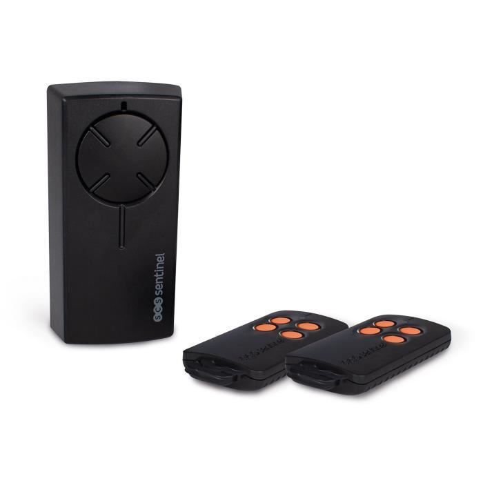 Image of Kit ricevitore radio universale SCS SENTINEL - 12/24V - Con 2 telecomandi tasti arancioni - Kit RadioGate