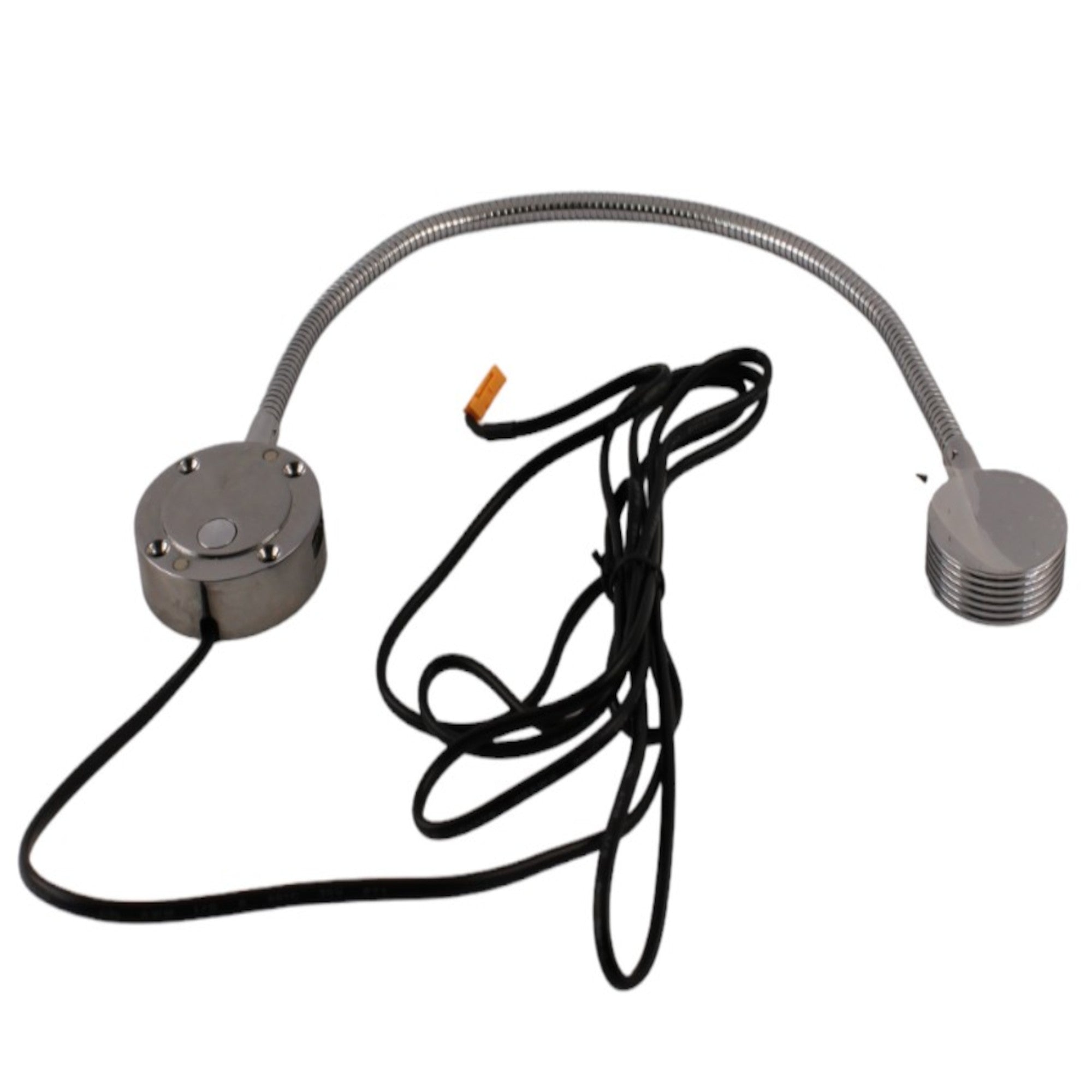 Lampada orientabile led 2W 12V cromato 2 USB con interruttore touch cavo 10 cm Gelettric