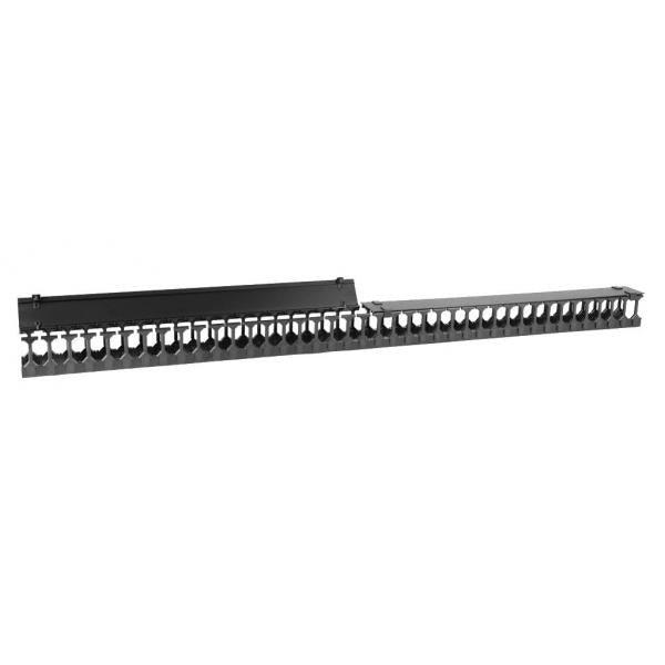 Image of Lanview LVR252386 porta accessori Pannello di gestione del cavo (Cable management panel - vertical 42U nero for 19 - rack - Warranty: 60M)