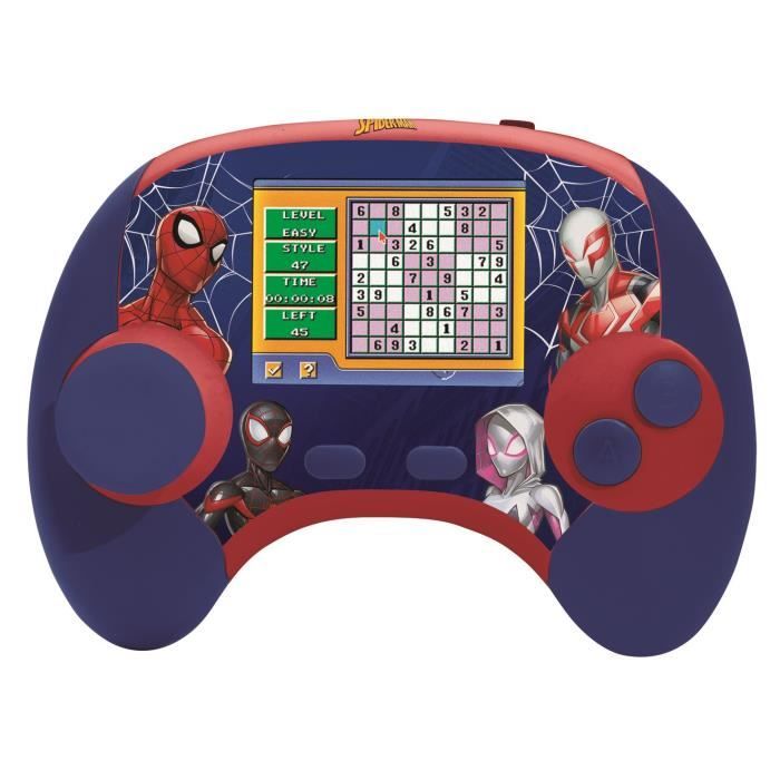Image of LEXIBOOK - Console educativa bilingue francese/inglese - Spiderman, schermo LCD da 2,8 pollici - blu/rosso -JCG100DPi1