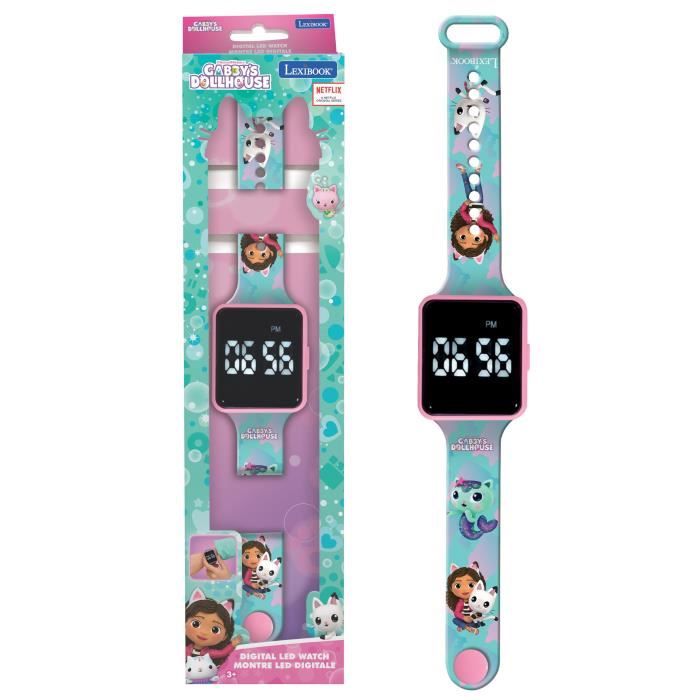 Image of Lexibook - Gabby e la casa magica - Orologio LED connesso - Bracciale regolabile