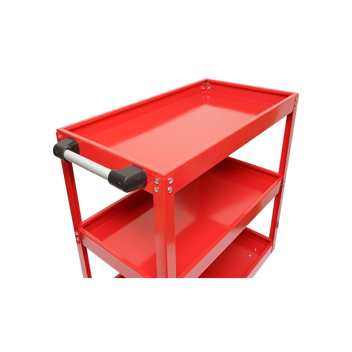 Carrello Metallico Per Attrezzi 3 Ripiani 760X710X355Mm Carrello Portautensili Carrello Da Officina