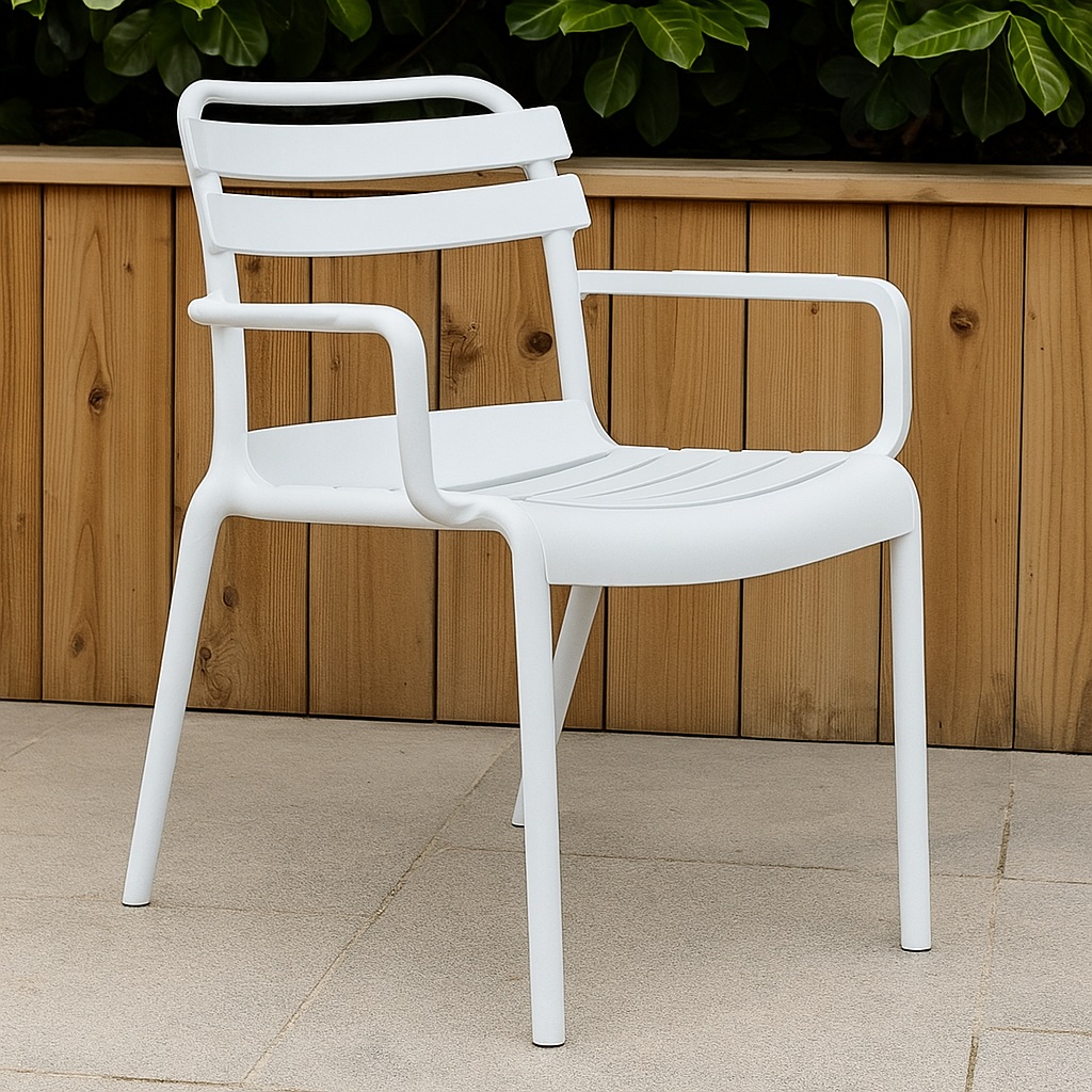 POLTRONA RACHELE 64X74XH80CM BIANCA.