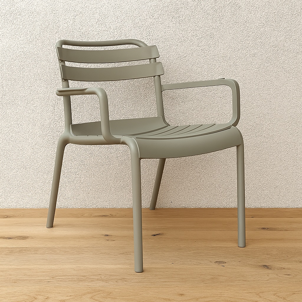 POLTRONA RACHELE 64X74XH80CM BEIGE KHAKI.