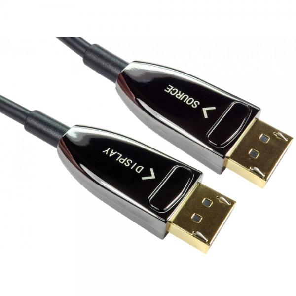 Image of Cables Direct NLDP-AOC020 cavo DisplayPort 20 m Nero (20m DisplayPort v1.4 AOC Cable)