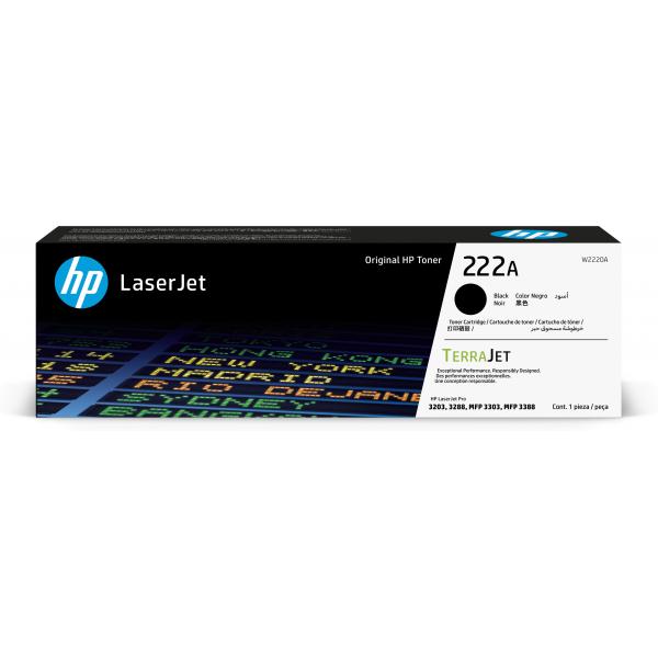 HP 222A - Schwarz - original - LaserJet - Tonerpatrone (W2220A)