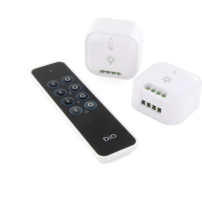 Image of Kit di 2 moduli illuminazione e telecomando - DIO CONNECTED HOME - 54856 - 1000W - DiO 1.0