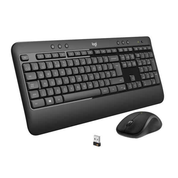 Image of Logitech MK540 Advanced - set tastiera e mouse - wireless - 2,4 GHz - QWERTZ - tedesco (Svizzera)