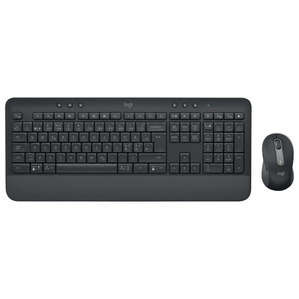 Image of Logitech Signature MK650 Combo for Business - set tastiera e mouse - wireless - Bluetooth LE - QWERTY - Nordico (danese/finlandese/norvegese/svedese)