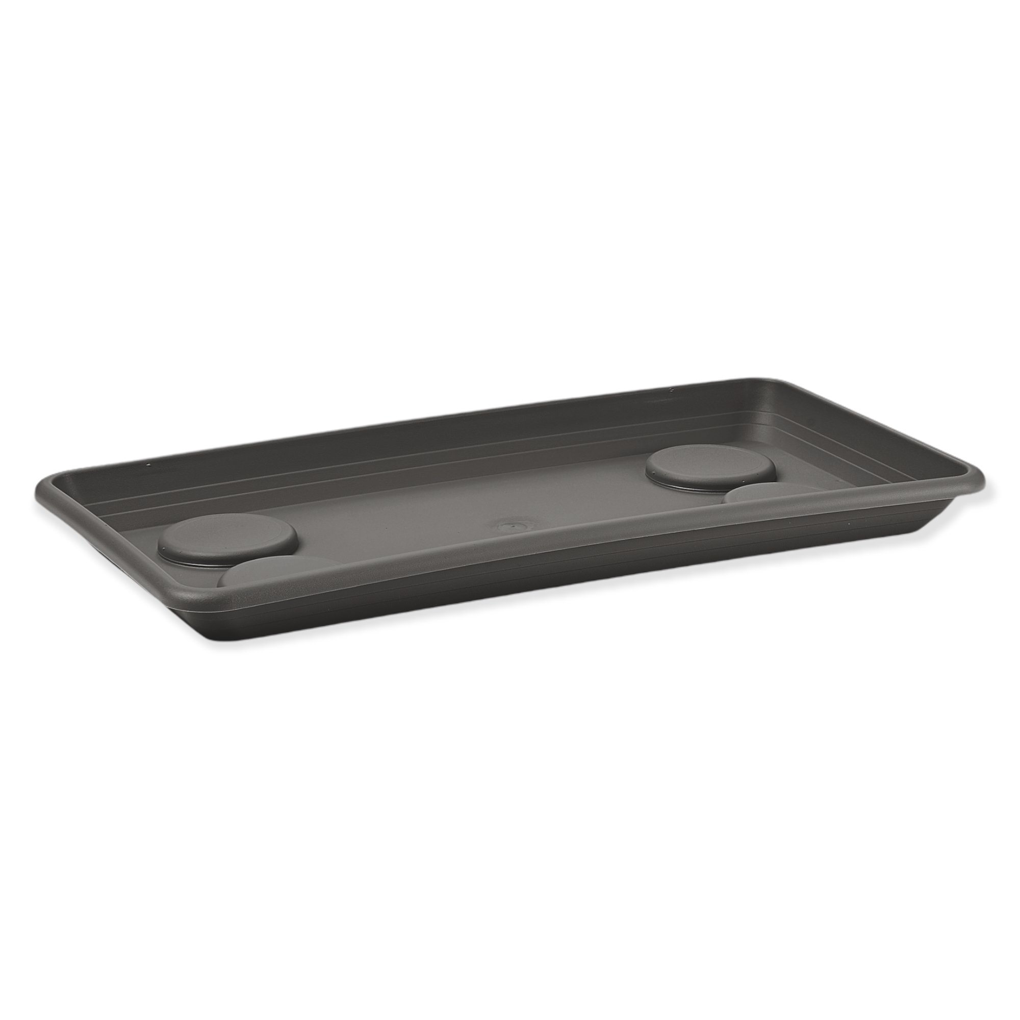 SOTTOVASO RETTANGOLARE Sottofioriera in plastica Anthea 50 cm Veca 50x25 - Foto 4 di 7