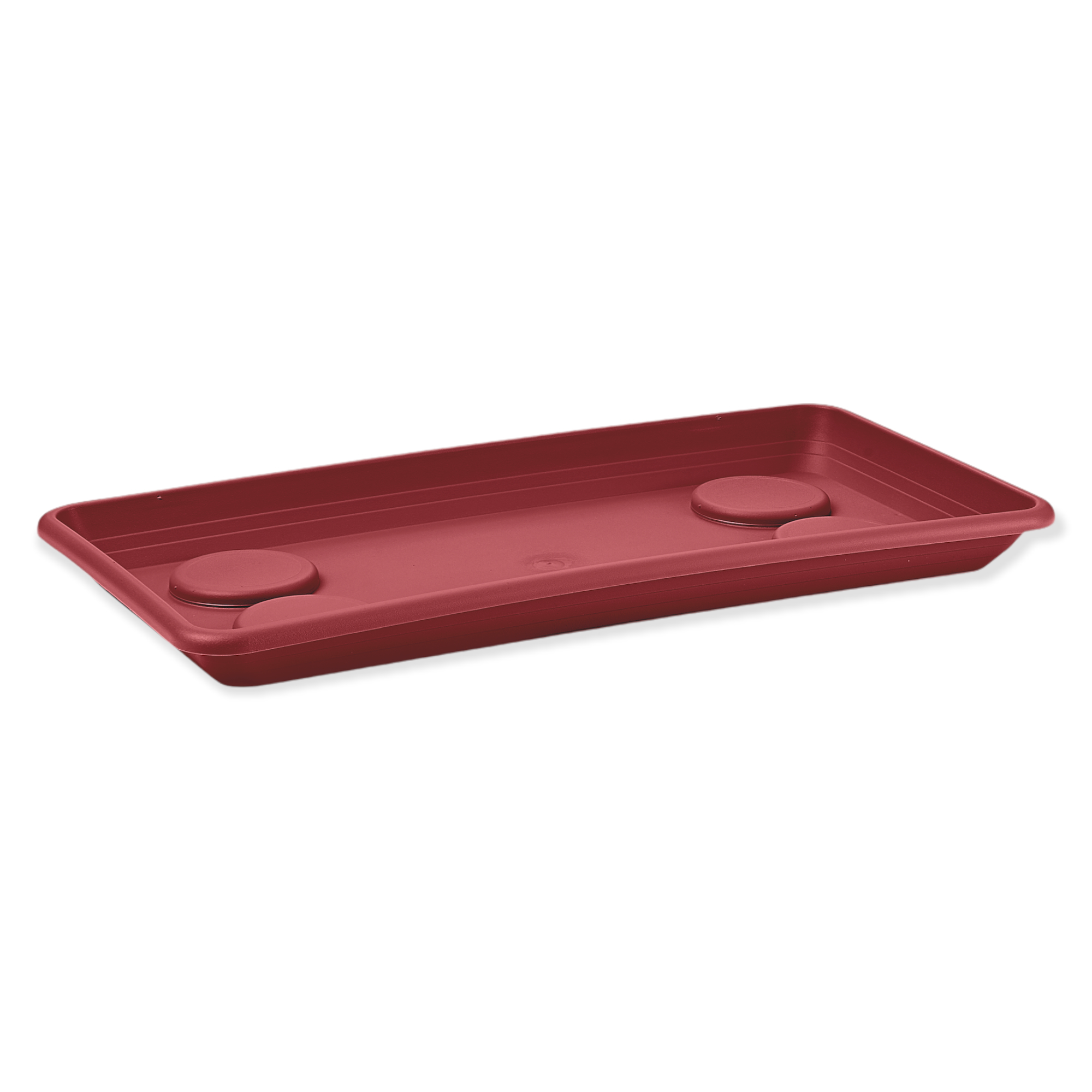 SOTTOVASO RETTANGOLARE Sottofioriera in plastica Anthea 50 cm Veca 50x25 - Foto 2 di 7