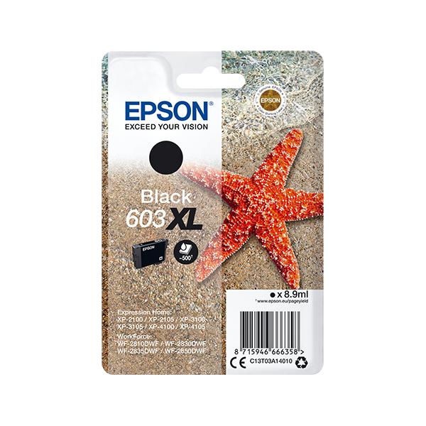 Image of Cartuccia originale Epson 603XL - per stampanti Epson Workforce - Alta Capacità - Nera