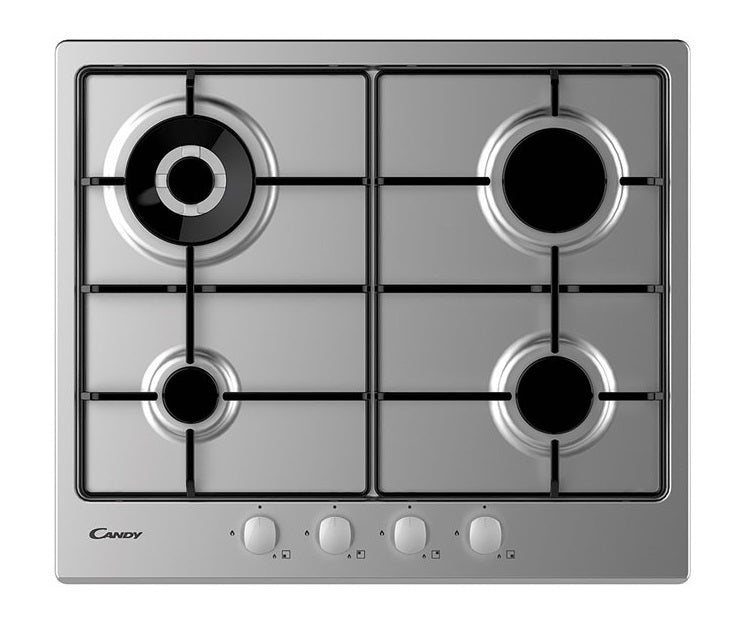 PIANO COTTURA A GAS TIMELESS 60CM - 4 FUOCHI - INOX (CHW6BR4WX)