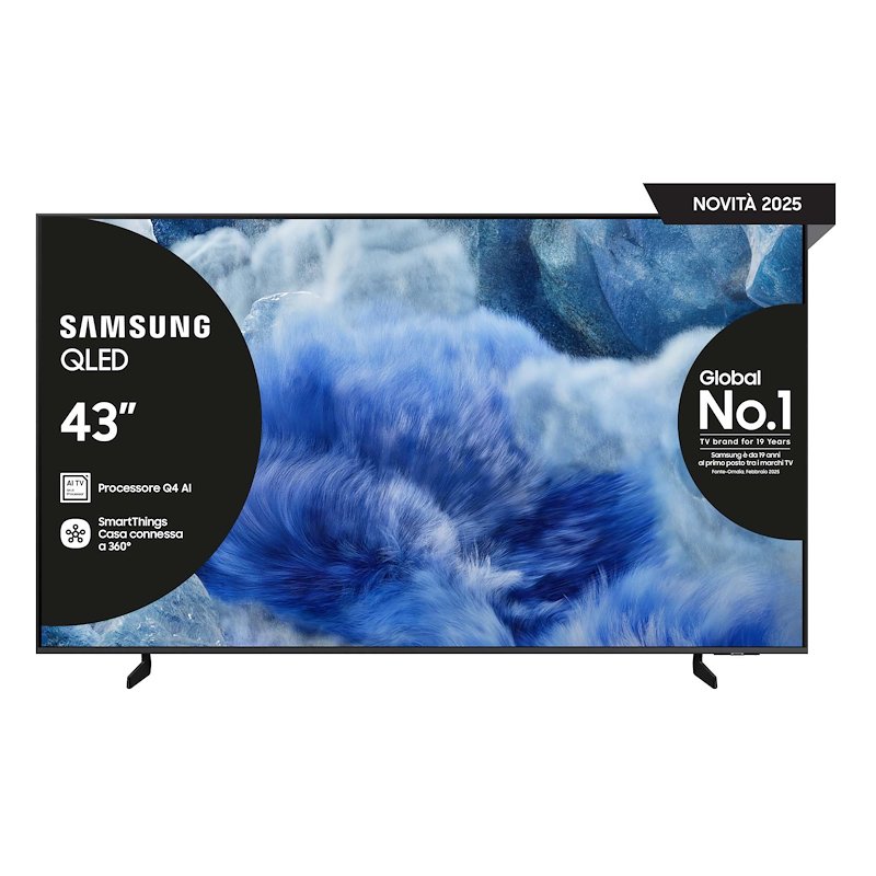 Image of TV QLED televisore 43 pollici'' SAMSUNG QE43Q8FAAUXXH SMART TV Televisore EUROPA BLACK