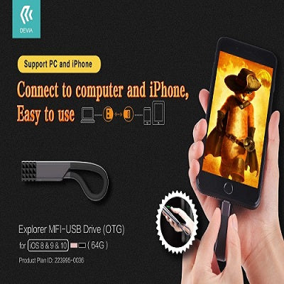 PEN DRIVE 64GB OTG x APPLE CERT MFI 64GB