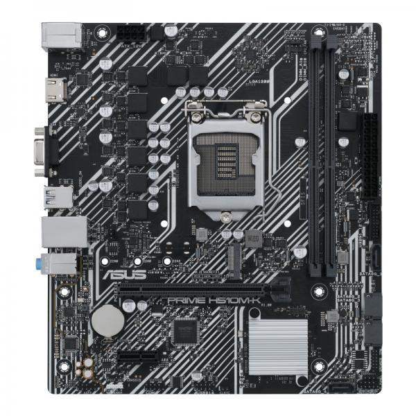 Image of Scheda madre Asus PRIME H510M-K - Supporto processori Intel Socket 1200 10a/11a Gen Intel Core, Pentium oro and Celeron - Ram 2x DDR4 2933/2133 Mhz - Vga, Hdmi - 6x Usb3.2 / 2x Usb2.0 - GLan - Audio HD - Micro-ATX