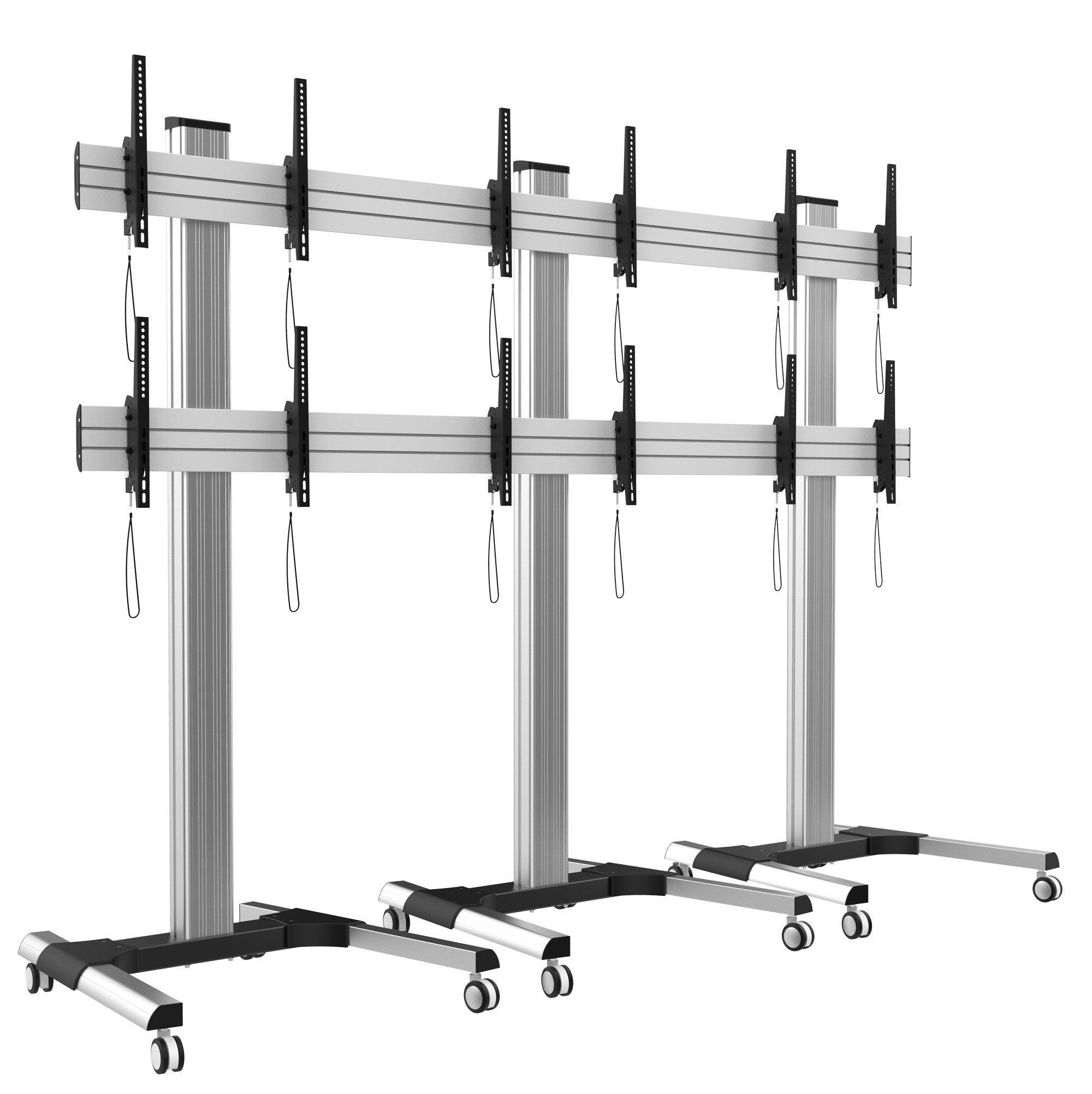 Supporto a Pavimento per 6 TV LCD/LED 22-55'' per Video Wall