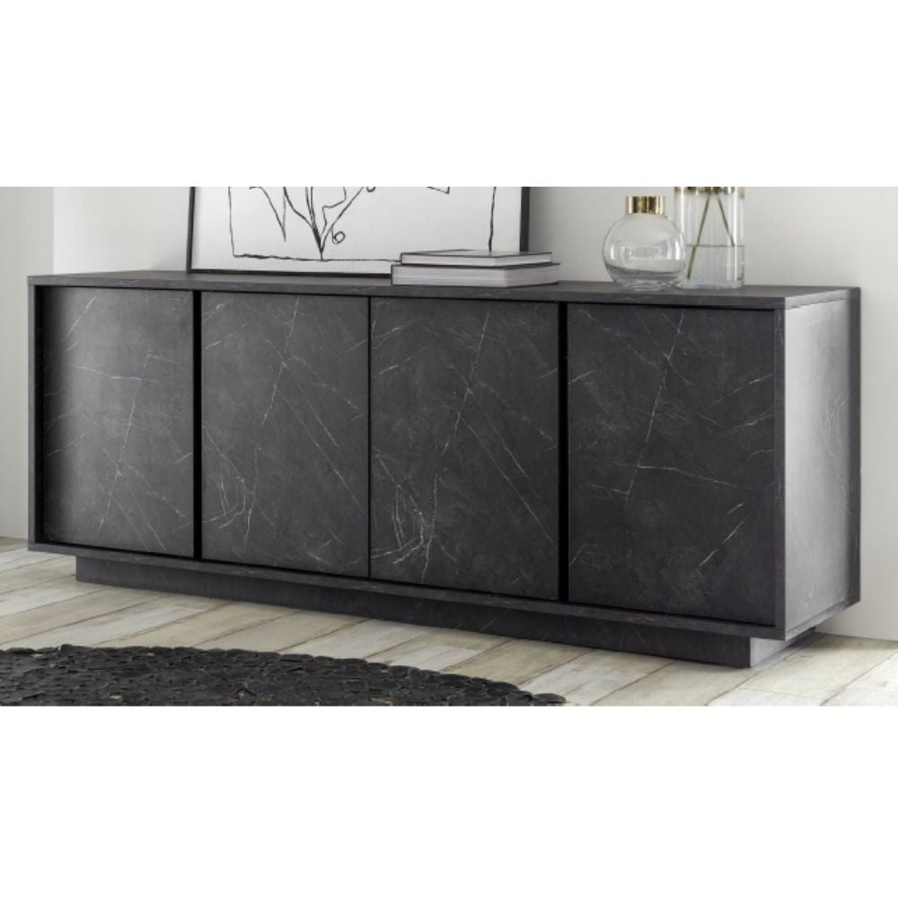 Madia Rock 4 ante marmo nero L180XH79XP43