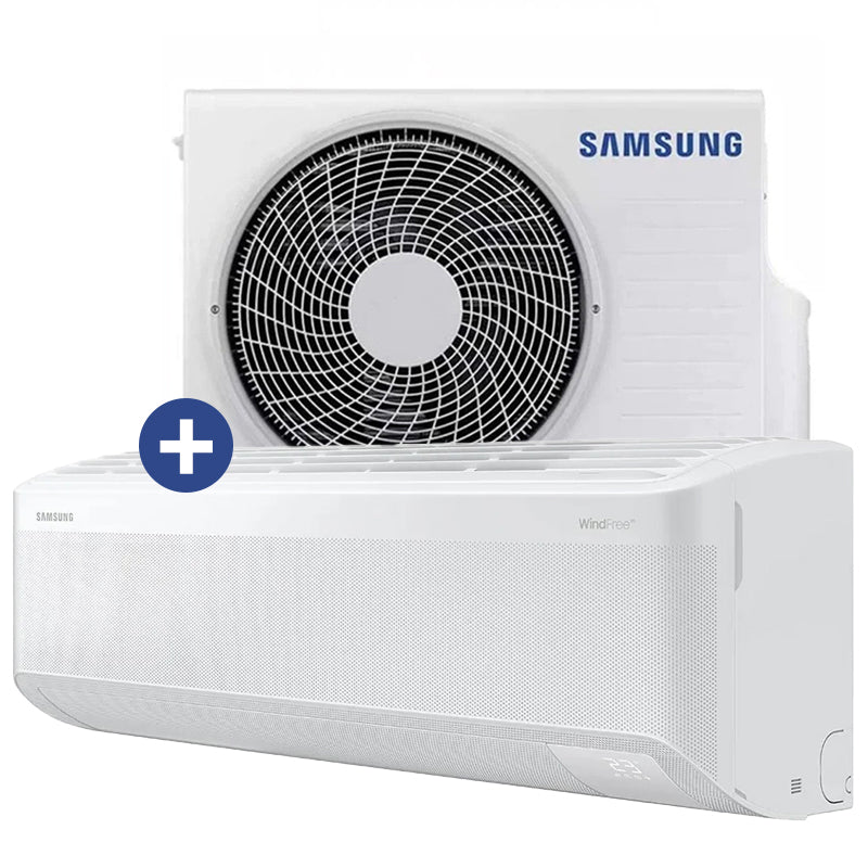 SAMSUNG WINDFREE AVANT S2 18.000 BTU (U.I. + U.E.) - CONDIZIONATORE - 5KW - WI-FI - AI (AR70F18C1AWNEU + AR70F18C1AWXEU) - A++/A+ - CON SOLARCELL