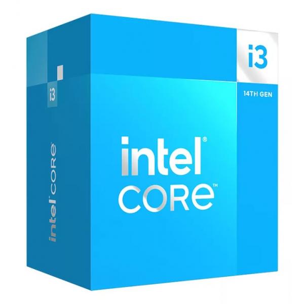 Image of INTEL CORE i3-14100F RAPTOR LAKE - CPU BOX - NO-VGA - BASE 3.50 GHZ / TURBO 4.70 GHZ - CACHE 12 MB - SOCKET 1700