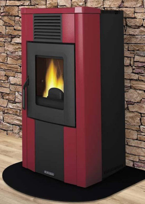 STUFA A PELLET RITA ELITE DAL ZOTTO 11KW 300 MC BORDEAUX
