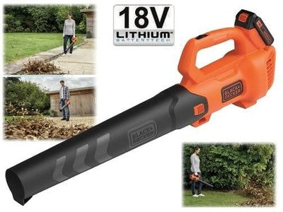 SOFFIATORE B+D A BATTERIA 18V BCBL 200L UTENSILI ELETTRICI DA GIARDINO
