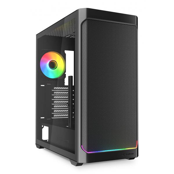 SHARKOON CASE AK4W ATX RGB STRIP BLACK