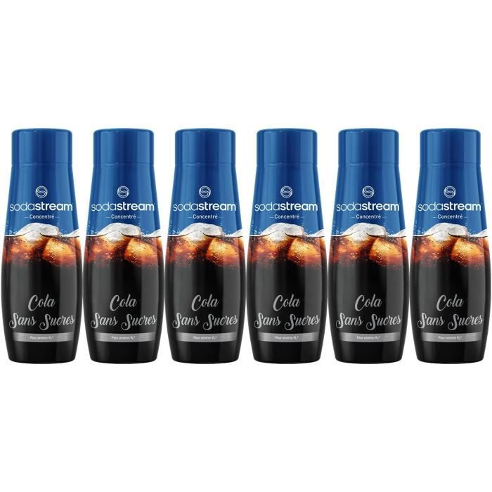 Set di 6 concentrati di COLA SODASTREAM SENZA ZUCCHERO - 440ml