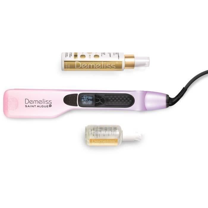 Image of SAINT ALGUE 3964 - Set Demeliss TITANIUM Dreams Edition - Piastra a vapore + Trattamento nutriente Kera-Protein 100ml + Trattamento siero 50ml