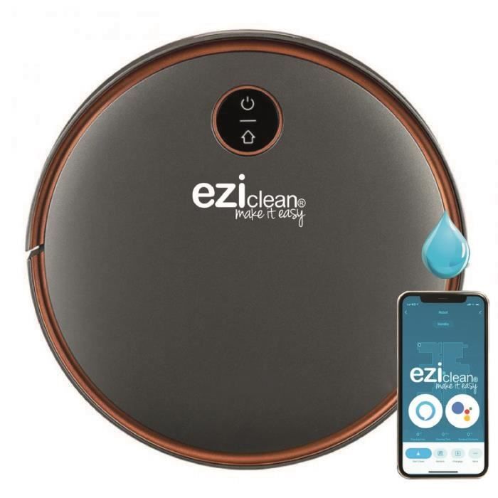 Image of Robot aspirapolvere connesso EZICLEAN Aqua iMap A50 - 90 min - 1Kpa - 80m - 0,43L