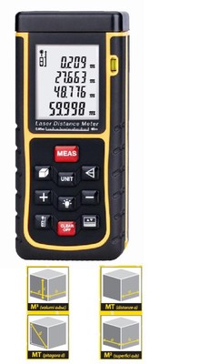 RILEVATORE DI DISTANZE LASER METRO LASER PORTATA MT.60