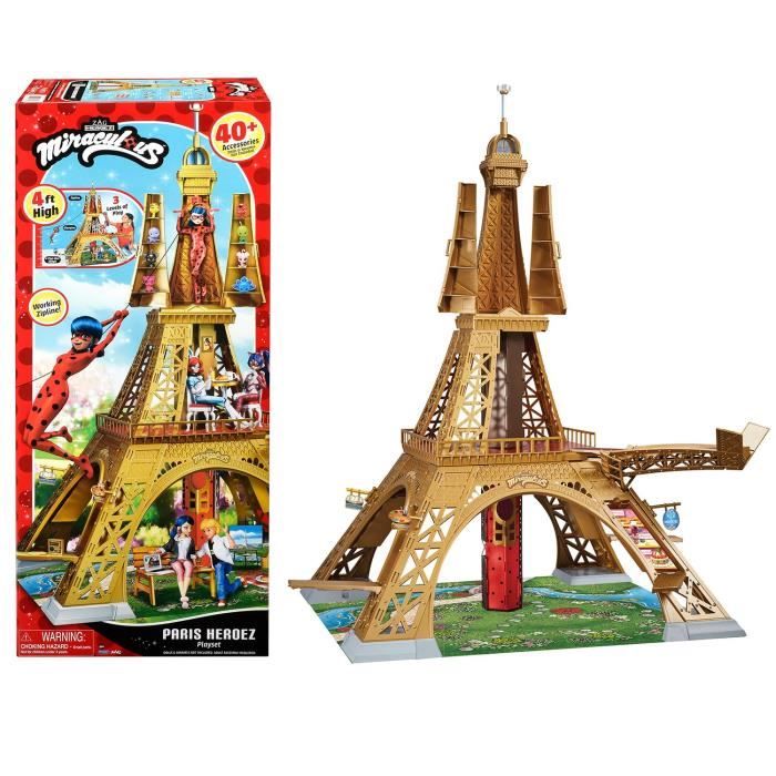 Image of Playset deluxe Parigi - BANDAI - Miraculous - Più di 1,20 m con accessori