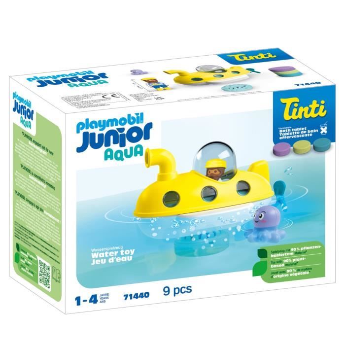 Image of PLAYMOBIL JUNIOR - 71440 - Sottomarino Junior Tinti