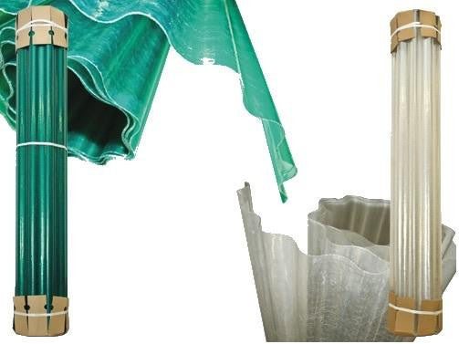 PLASTICA ONDULATA LAMINATO IN VETRORESINA ONDA COPERTURA H MT.2,5 ROT 40MT=100MQ