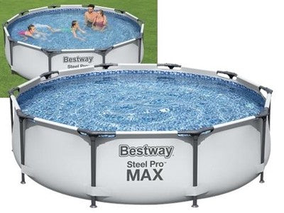 PISCINE FUORITERRA TONDE STEEL PRO MAX BESTWAY 56406 CM. 305xH76