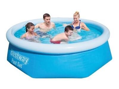 PISCINA TONDA CON ANELLO 305X66H ART. 57456 BESTWAY PISCINE FUORITERRA