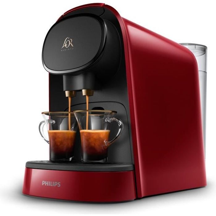 PHILIPS L'Or Barista LM8012/51 doppia macchina da caffè espresso a capsule - Rossa + 9 capsule