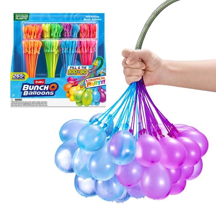 Image of Palloncini d'acqua - ZURU BUNCHO BALLOONS - Festa tropicale - 265 palloncini - Chiusura automatica - Pronti in 60 secondi