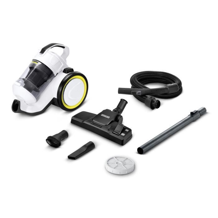 Image of NEW KARCHER VC 3 - Aspirapolvere multiciclonico senza sacco senza sacco - 700 W - filtro HEPA 13 - silenzioso - tubo aspirazione 1,5 m