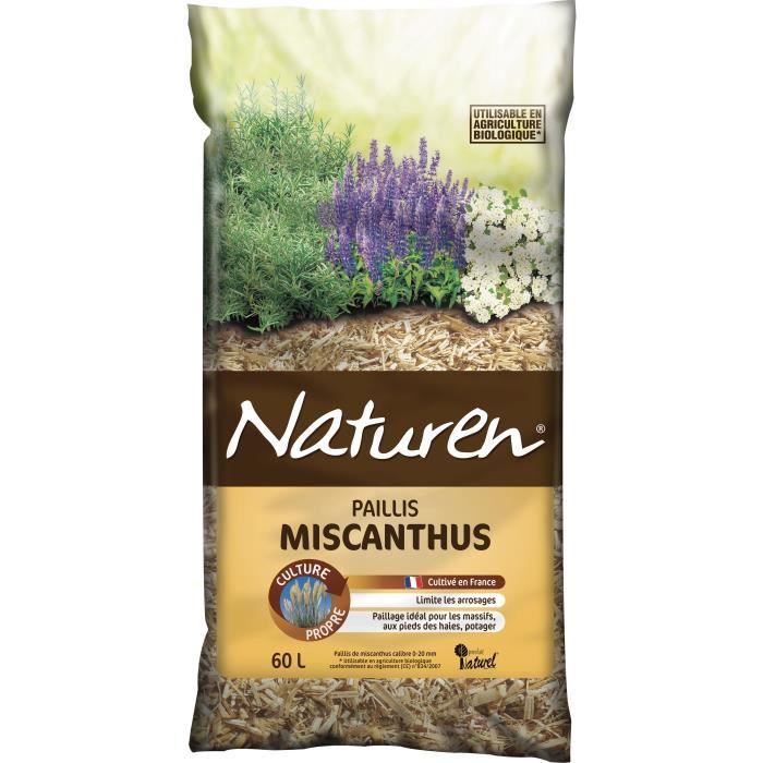 NATUREN Miscanthus Mulch 60L