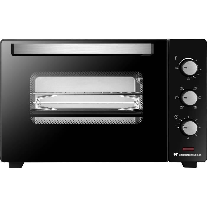 Mini forno CONTINENTAL EDISON MF38N Nero L54,35 x A36,6 x P41,15 cm 38L