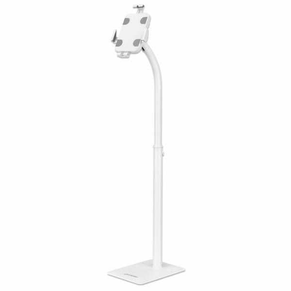 Image of Manhattan 406345 supporto per personal communication Tablet/UMPC Bianco (FLOOR KIOSK STAND TABLET/IPAD - -ROTATE TILT LOCKABLE WHITE)