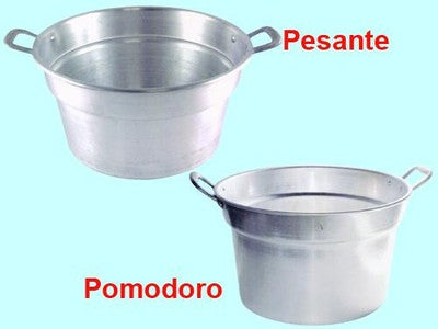 PENTOLE PENTOLA CALDAIA IN ALUMINIO MODELLO POMODORO 70 CM. - LT. 92