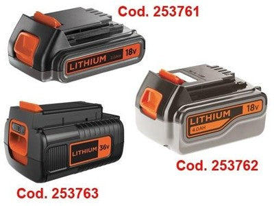 BATTERIE B+D LITIO COMPATIBILI CON UTENSILI CORDLESS GIARDINO