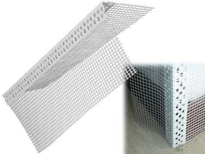 PARASPIGOLI IN PVC CON RETE H. 2,5MT SEZIONE 12X8 MM PACCO DA 75MT